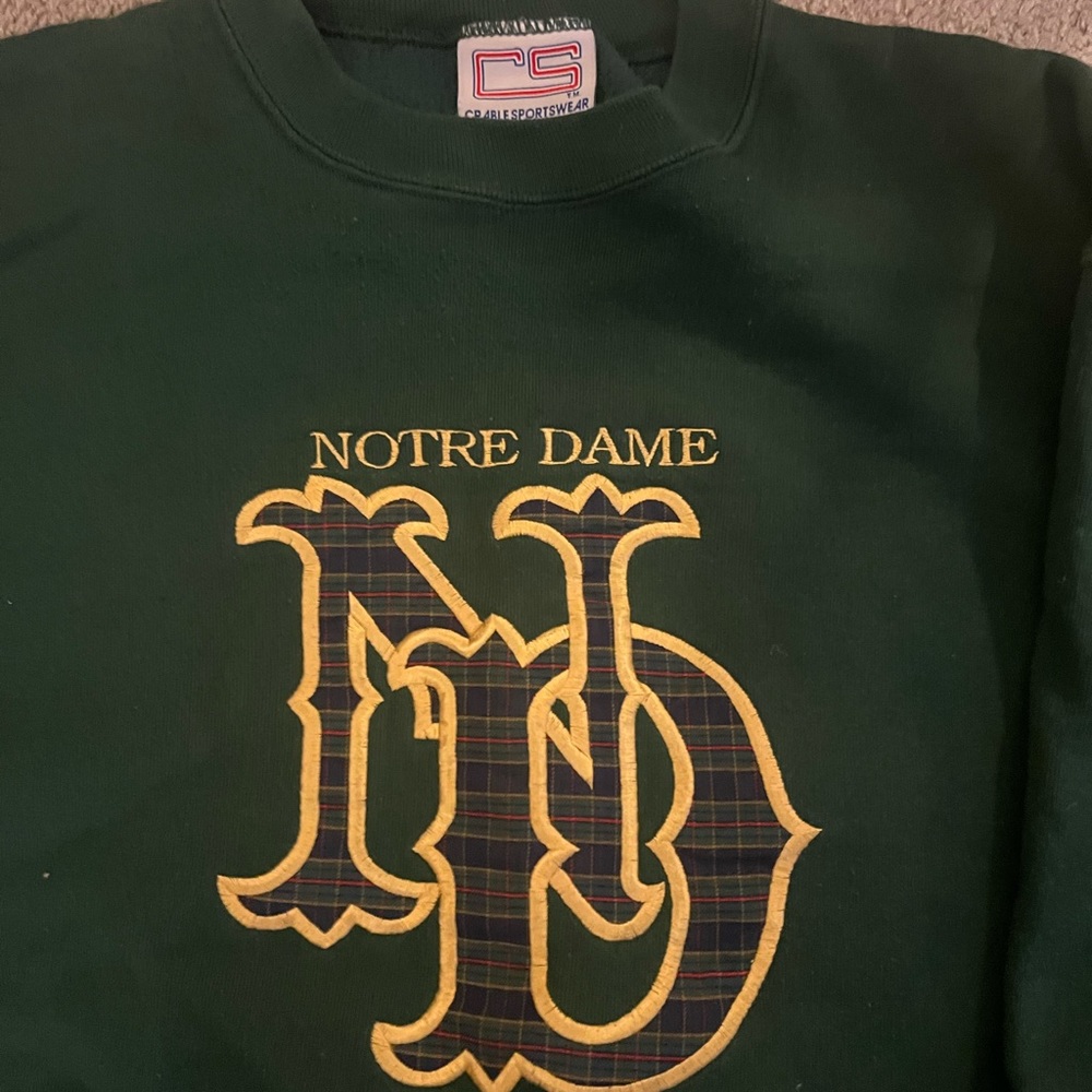 VINTAGE NOTRE DAME CREWNECK